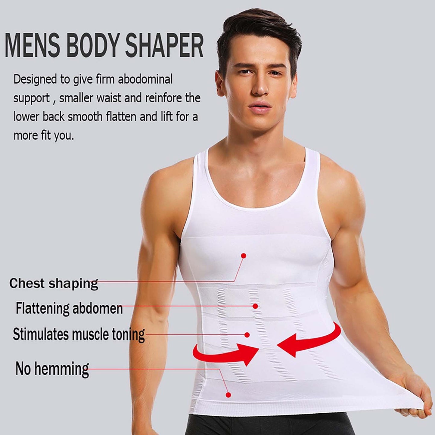 Men Slimming Vest Body Shaper